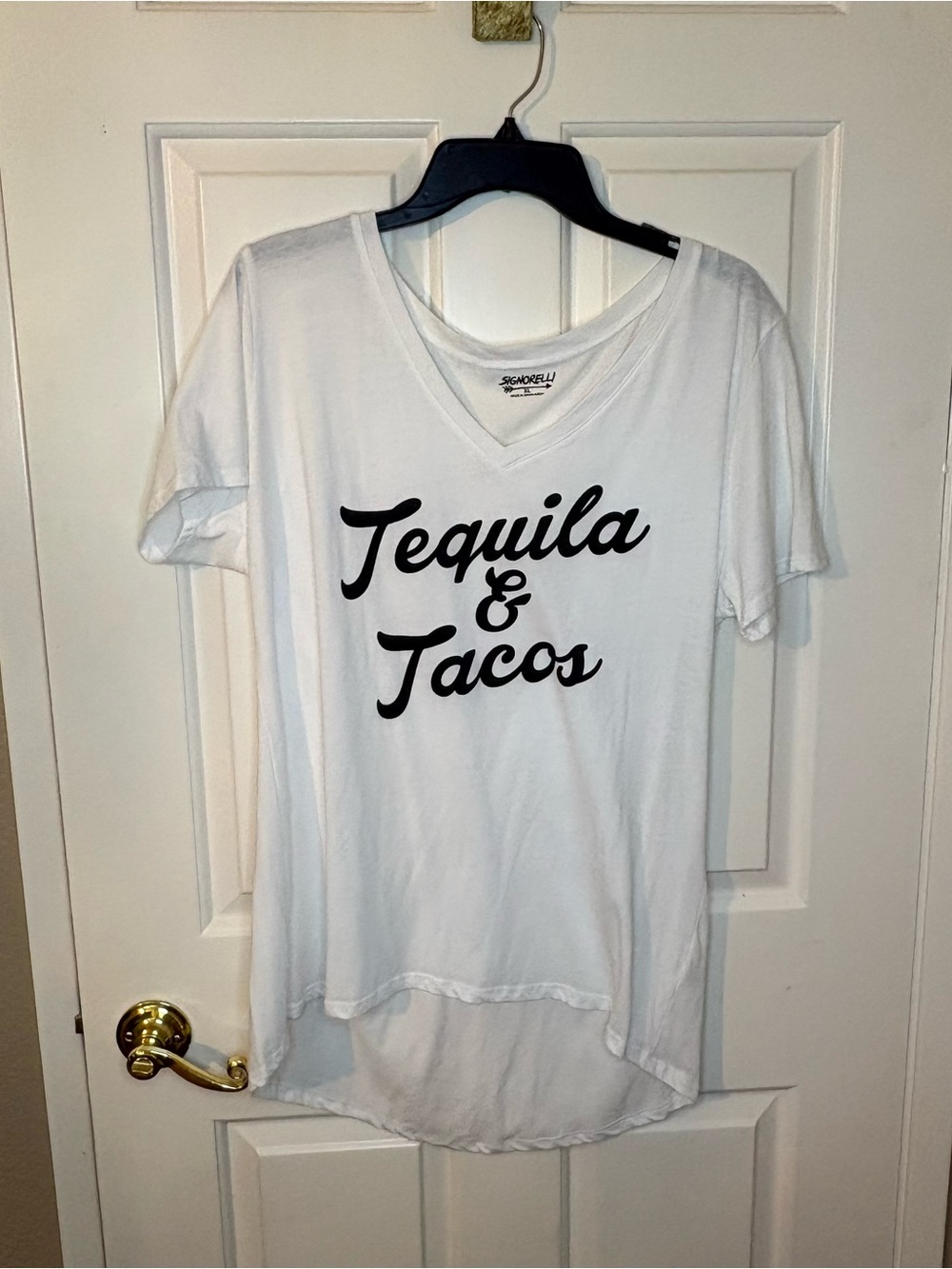 Tequila & Tacos Graphic V-Neck Tee